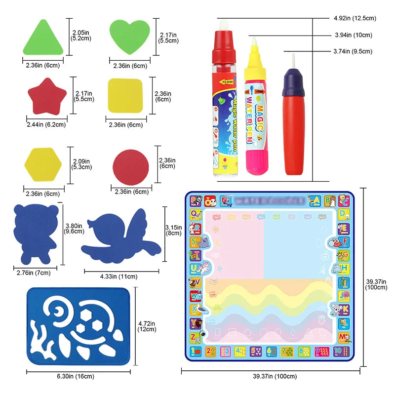 Coolplay Magic Water Drawing Mat Coloring