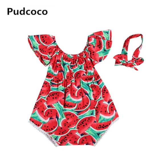 Newborn Baby Girls Watermelon 2PCS