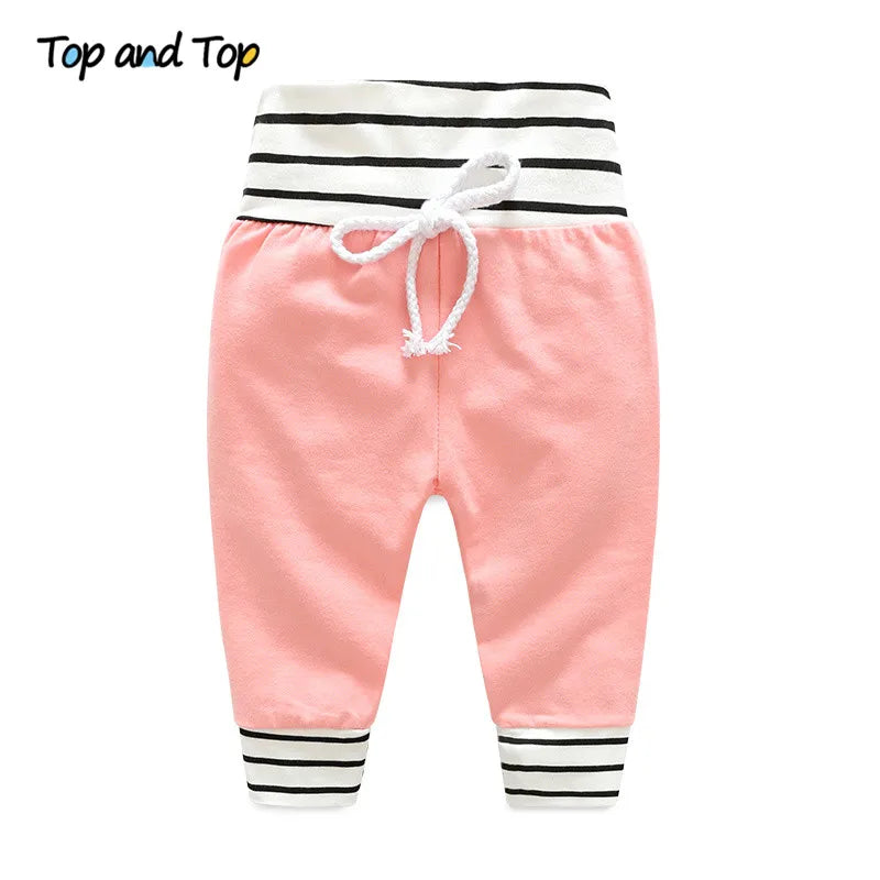 Baby Girl Hooded Sweatshirt Striped Pants 2pcs