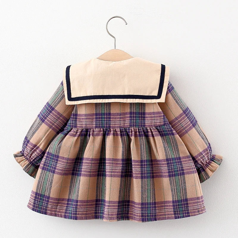 2024 Fall Newborn Baby Girl Dress Clothes  0-2y