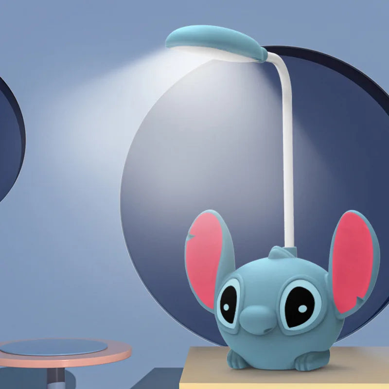 Led Lilo & Stitch Desk Lamp With Pencil