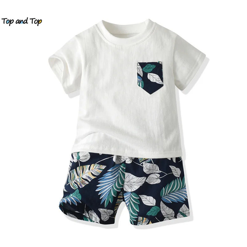 Summer Hawaii Children Boys Casual