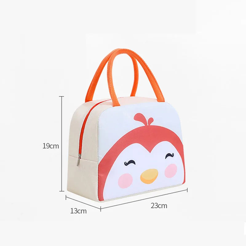 Cartoon Lunch Bags for Children Thermal Insulated