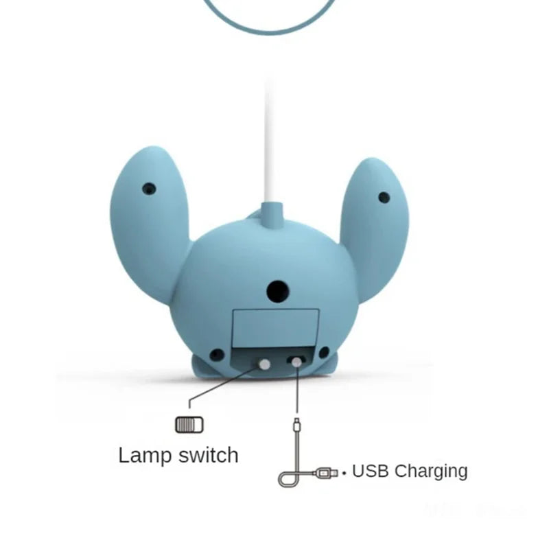 Led Lilo & Stitch Desk Lamp With Pencil