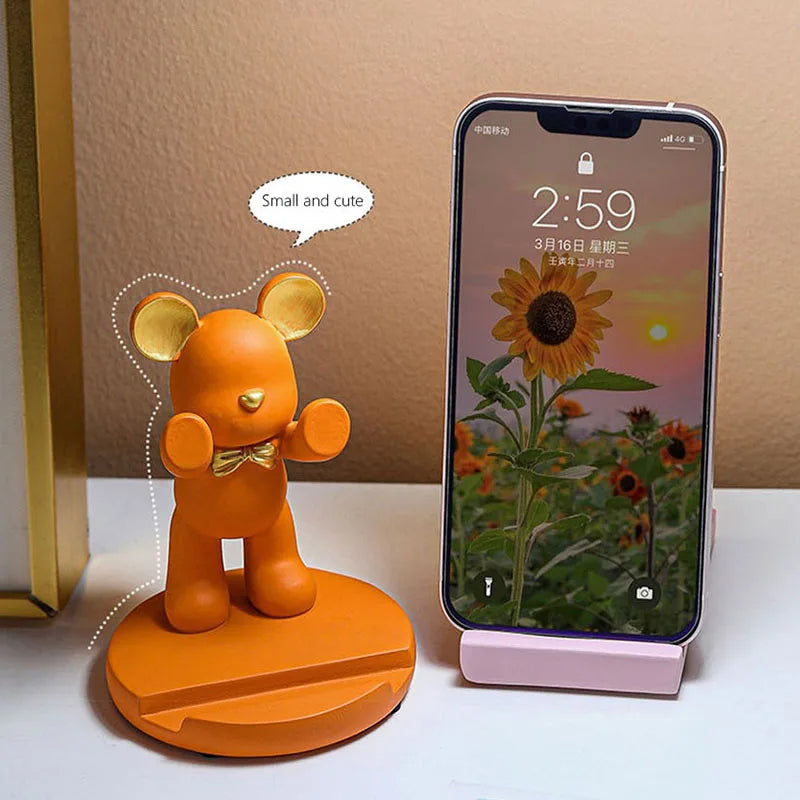 Resin Mobile Phone Stand Home Living Room Office Desktop Decoration