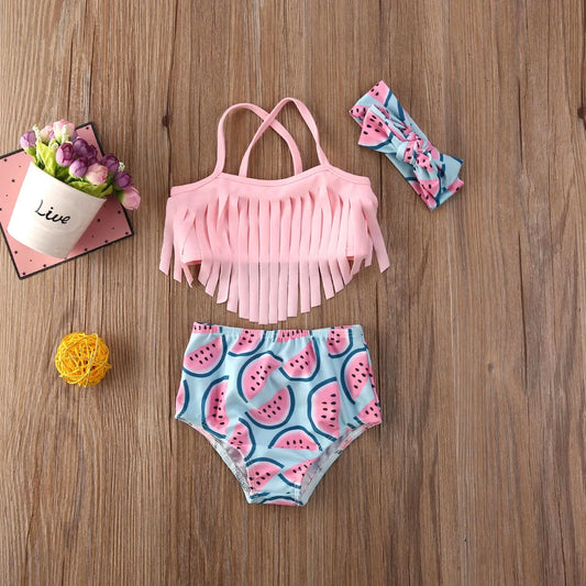 Baby Girl Swimming Suit 2pcs Bikini