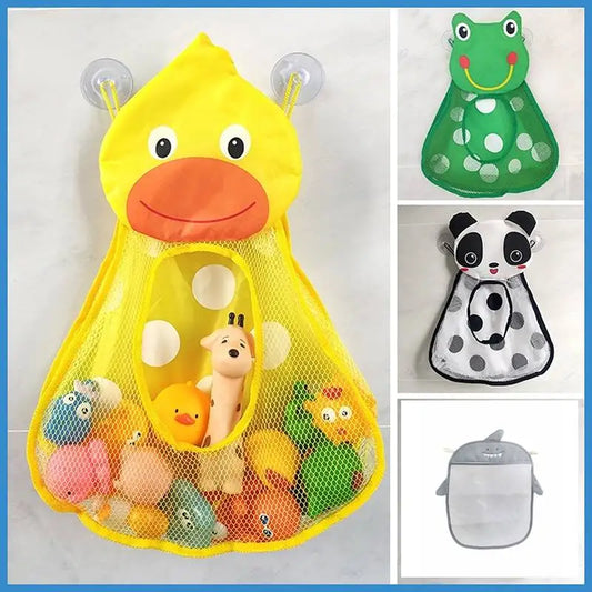 Duck Frog Bath Toy Storage Bag Organize