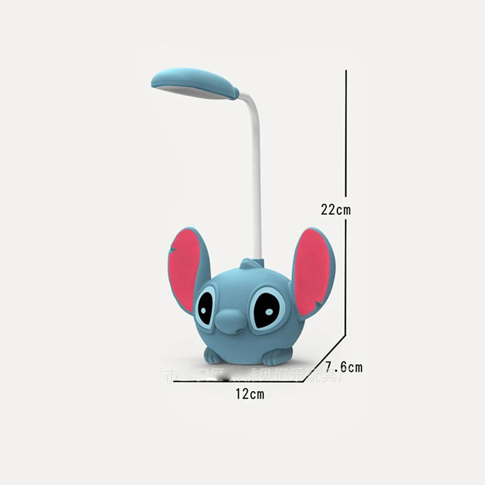 Led Lilo & Stitch Desk Lamp With Pencil