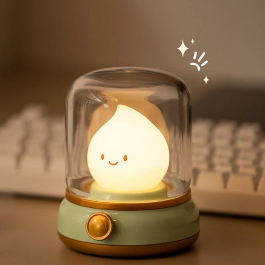 LED Lamp Creative USB Rechargeable Portable Cartoon