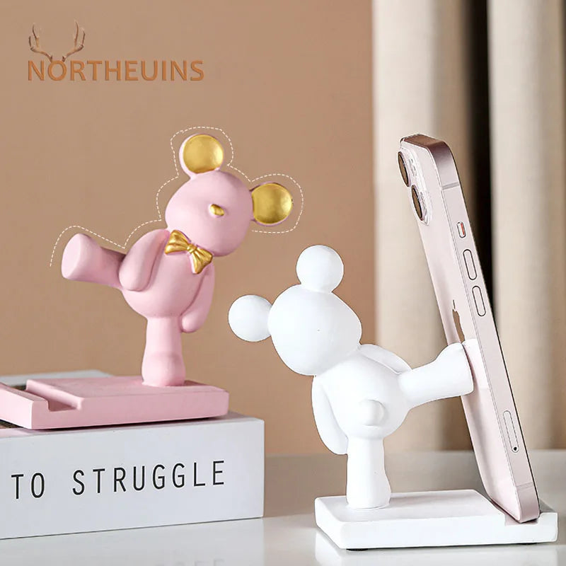 Resin Mobile Phone Stand Home Living Room Office Desktop Decoration