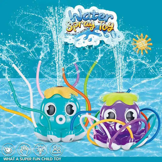 Outdoor Octopus Water Sprinkler Toys Backyard Garden Water