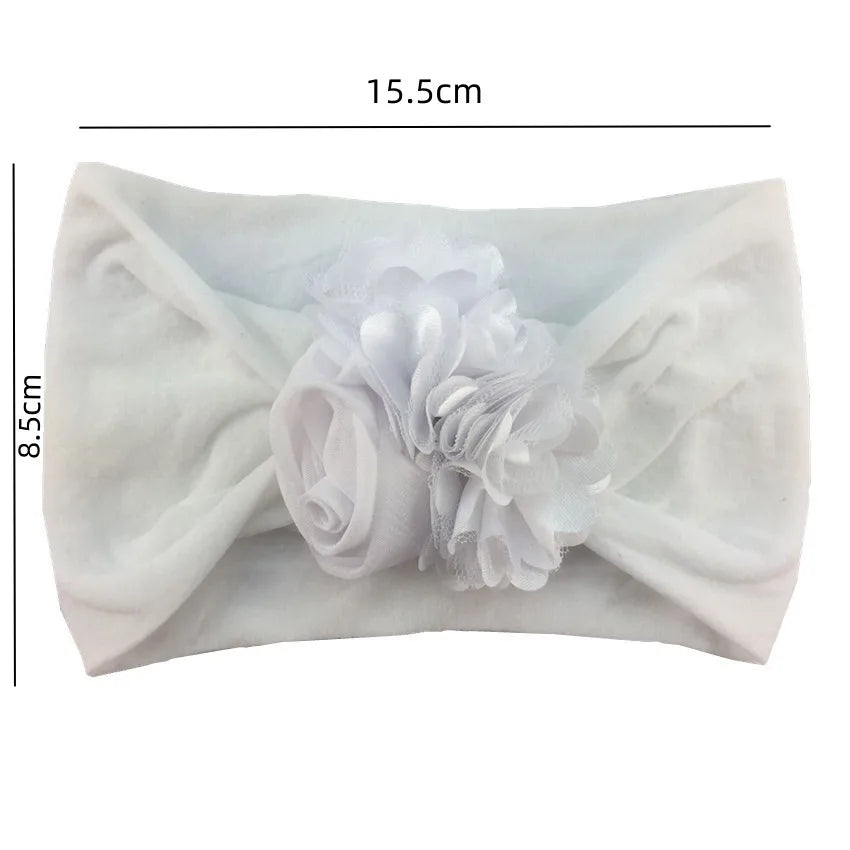 Kids Headwear Soft Stretch Flower