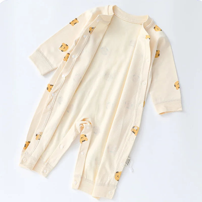 Baby Autumn Clothes Cartoon Bear Newborn One-Pieces